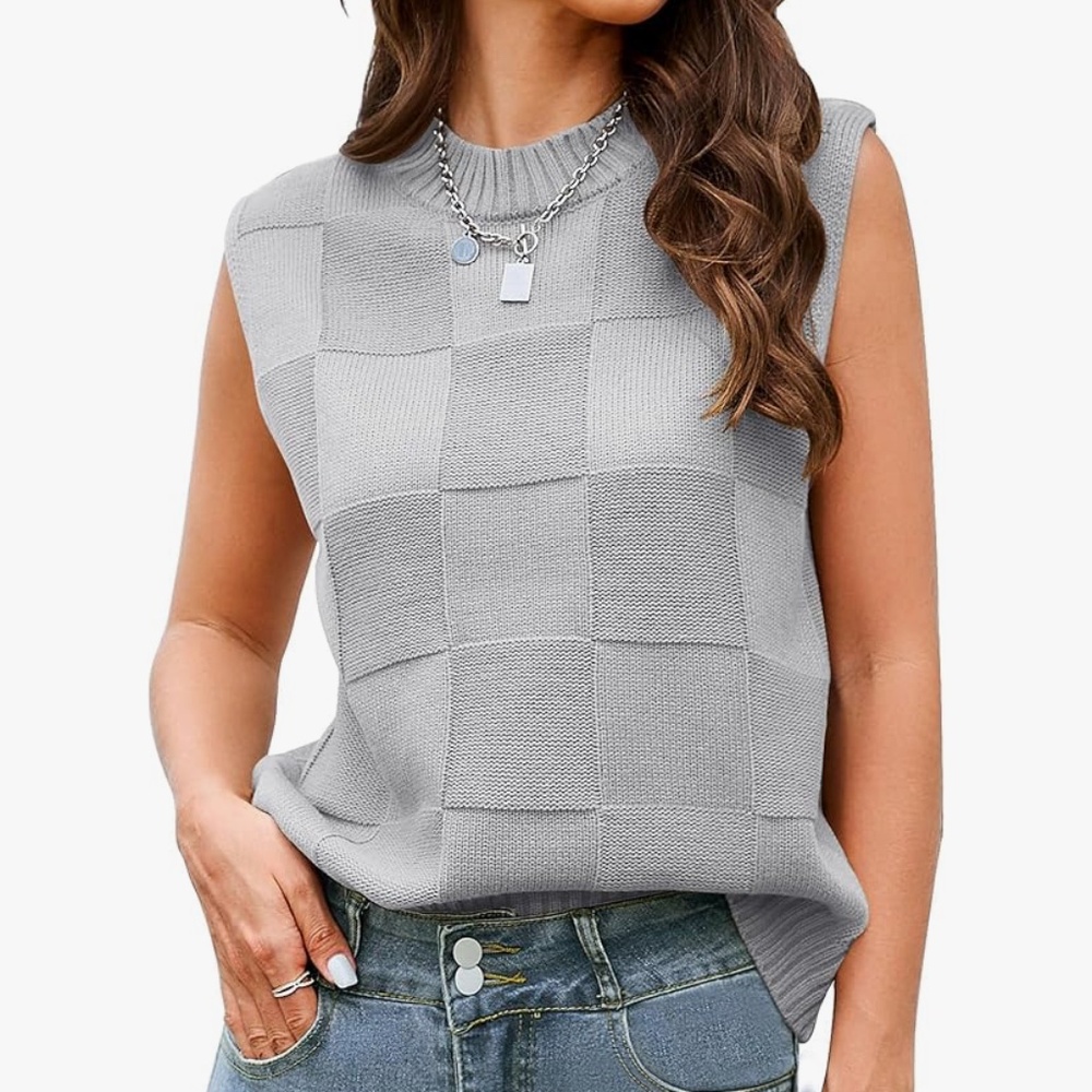 Sweater Vest - Cream